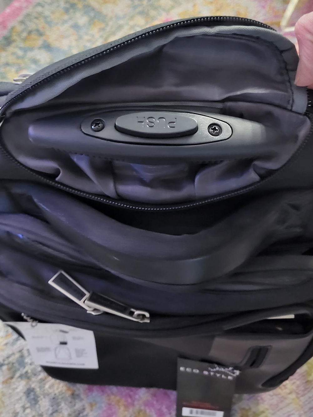 NEW Eco Style Rolling Backpack - Picture 7 of 10